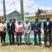 Officials tour site a site of soon-to-be re-developed Antigua and Barbuda Institute of Continuing Education