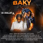 Cayes : Baky offrira les recettes de son concert aux Cayens
