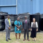 PHOTO: Chinese Embassy donates water tanks to Antigua and Barbuda