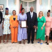 Refica Attwood receives Points of Light award at Investiture Ceremony