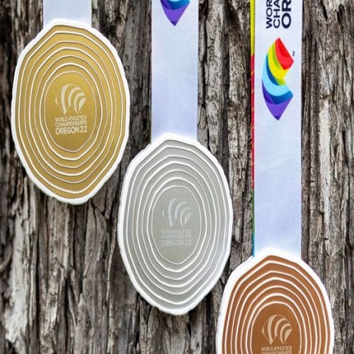 Medals revealed in celebration of 10 days to go until World Champs