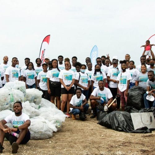 Over 874 pounds of garbage cleared by GK Foundation in Kingston Pen