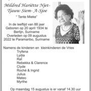 Tjauw Siem A Sjoe Mildred