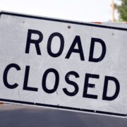 Emergency road closure on Valley Road North