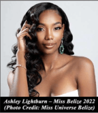 Ashley Lightburn is Miss Universe Belize