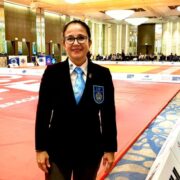 Angela de Bye arbitreert op WK judo voor veteranen