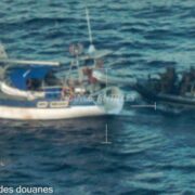1,3 tonne de cocaïne saisie en mer au large de la Martinique : une prise record en 2022