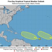 NHC monitoring two tropical waves in the Atlantic Ocean Loop Barbados