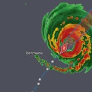 Earl moving away from Bermuda Loop Cayman Islands
