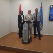Minister Endy Croes satisfecho cu a cuminza cu OAA, manera a palabra