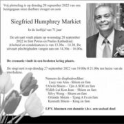Siegfried Humphrey Markiet