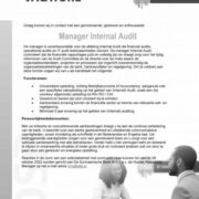 DSB_ Manager Internal Audit