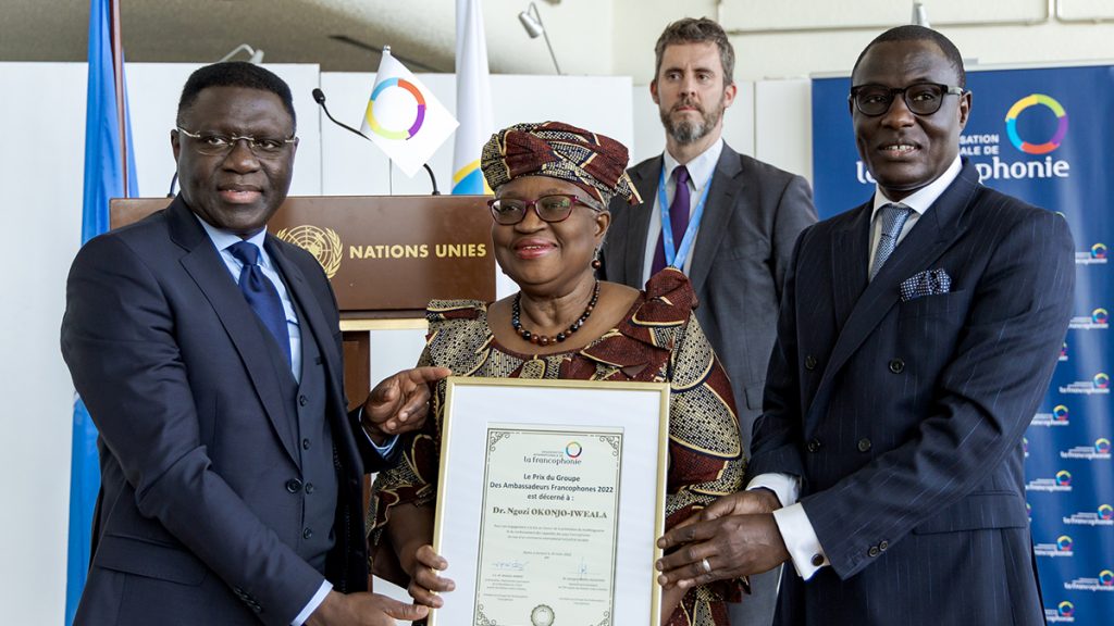 WTO receives the 2022 Award of the Group of