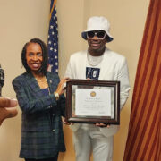 Busy Signal Grateful For Congressional Honorary Award In New York